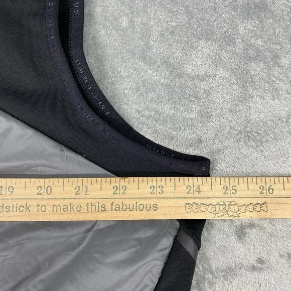 Peak Performance Alum Vest Mens Size XXL Grey Black Hybrid Hooded Puffer Running - Picture 12 of 14